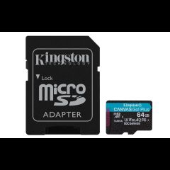 Kingston Technology Canvas Go! Plus 64 GB MicroSD UHS-I Klases 10
