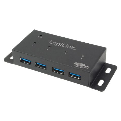 LogiLink UA0149 interfeisa centrmezgls 5000 Mbit/s Pelēks