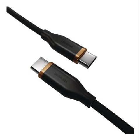 Duracell DRU8020A USB kabelis 2 m USB C Melns