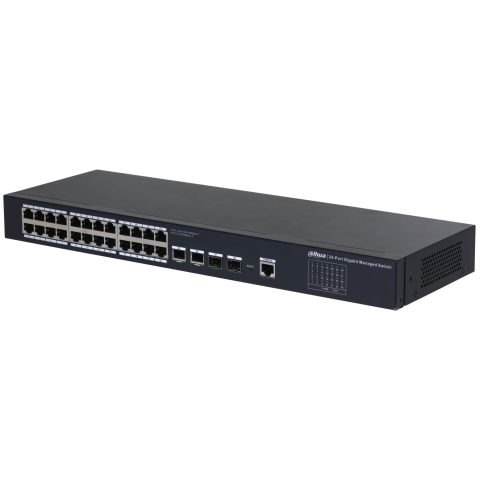 Dahua Technology SG4028 Vadīts L2 Gigabit Ethernet (10/100/1000) Melns