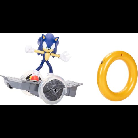Jakks Pacific Sonic the Hedgehog Speed RC Vehicle Radiovadāms (RC) modelis Lidmašīna E…