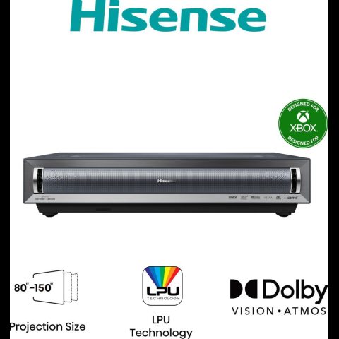 Hisense PX3 projicēšanas TV Ultra īsa fokusa projektors 2800 ANSI lūmeni UHD 4K…