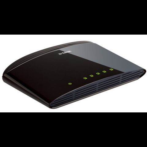 D-Link DES-1005D Nepārvaldīts Fast Ethernet (10/100) Melns