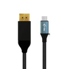 I-tec C31CBLDP60HZ2M video kabeļu aksesuārs 2 m USB Veids-C DisplayPort Melns