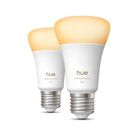 Philips Hue balts atmosfēras apgaismojums A60 – viedā spuldze E27 – 810