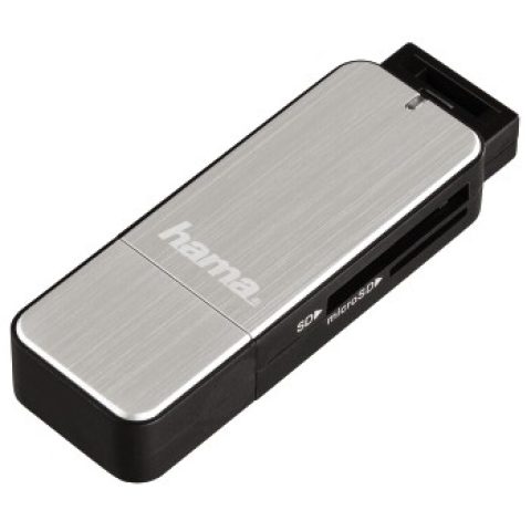 Hama 123900 karšu lasītājs USB 3.2 Gen 1 (3.1 Gen 1) Melns