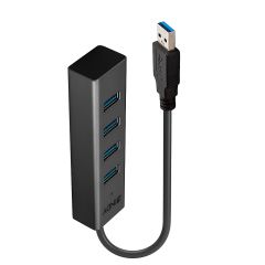 Lindy 43324 interfeisa centrmezgls USB 3.2 Gen 1 (3.1 Gen 1) Type-A 5000 Mbit/…