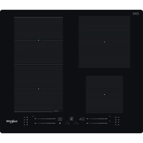 Whirlpool WF S7560 NE Melns Iebūvēts 60 cm Zonas indukcijas plīts 4 zone(s)