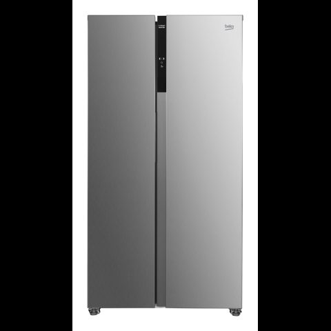 Beko GNO5322XPN side by side ledusskapis Brīvi novietots 532 L Nerūsējošs tēr…