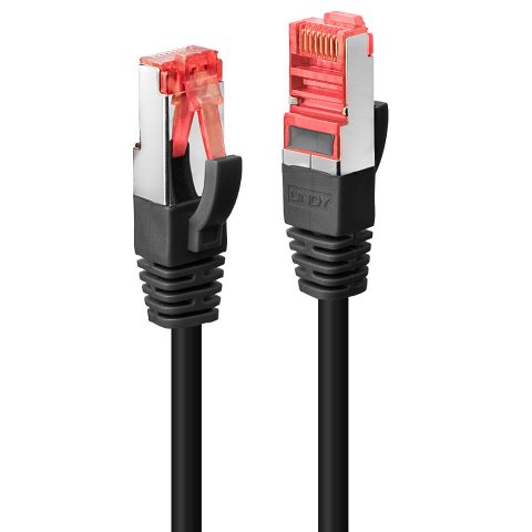 Lindy 47780 tīkla kabelis Melns 3 m Cat6 S/FTP (S-STP)