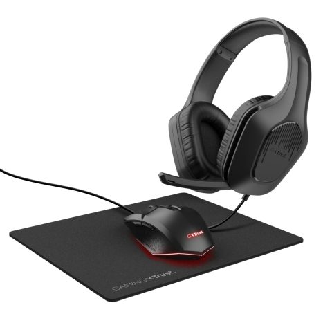 Trust GXT 790 Austiņas Vadu Speļu Melns