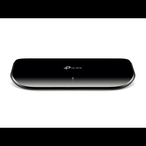 TP-Link TL-SG1008D Nepārvaldīts Gigabit Ethernet (10/100/1000) Melns