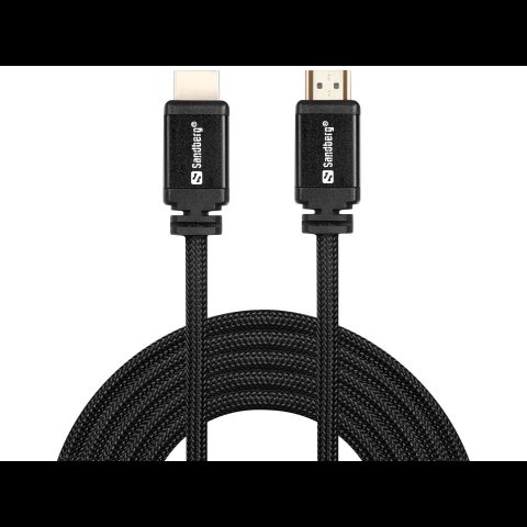 Sandberg 508-98 HDMI kabelis 2 m HDMI Type A (Standard) Melns