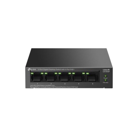 TP-Link LiteWave LS105GP tīkla pārslēgs Nepārvaldīts Gigabit Ethernet (10/100/10…