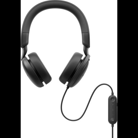 Dell WH5024 Austiņas Vadu Zvani / mūzika USB Veids-C Melns