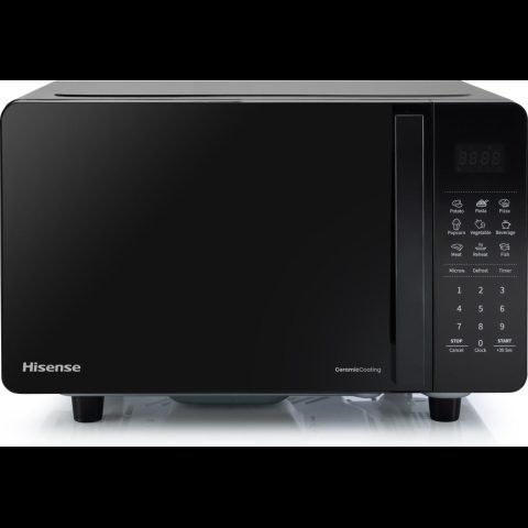 Hisense H20MOBS4HS Melns Solo mikrovilnis Novietojams uz galda 20 L 700 W