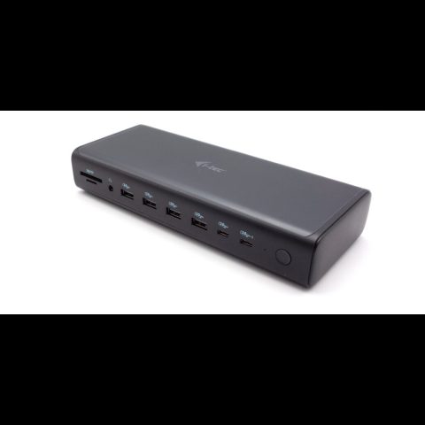 I-tec CA6MONITORDOCKPD dokstacija Vadu USB 3.2 Gen 1 (3.1 Gen 1) Type-C Melns