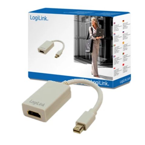 LogiLink Adapter Mini DisplayPort to HDMI with Audio: