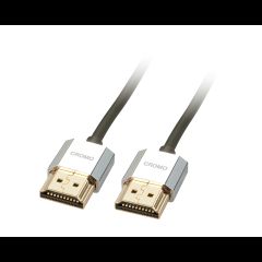 Lindy 1m CROMO Slim High Speed HDMI Cable with Ethernet