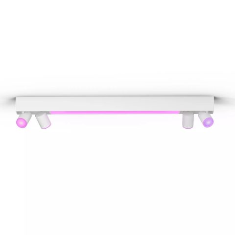 Philips Hue balta un krāsaina atmosfēras gaisma Centris 4 virzienu griestu gaism…