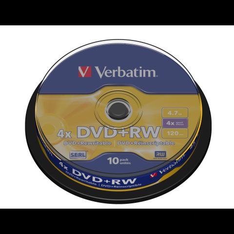 Verbatim DVD+RW Matt Silver 4