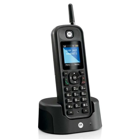 Motorola O201 DECT telefons Zvanītāja ID Melns