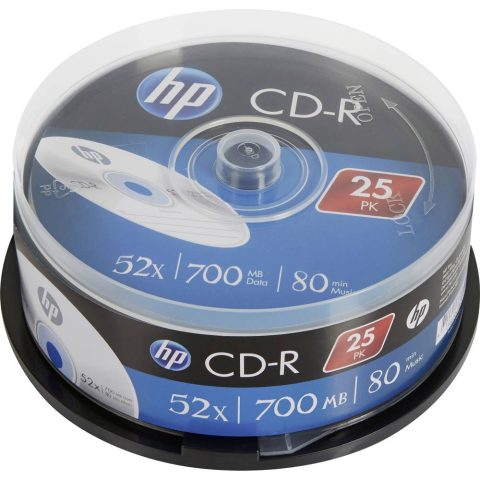 Hewlett Packard (HP) HP CRE00015 tukšs kompaktdisks CD-R 700 MB 52x 25 pcs