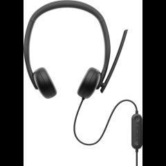 Dell WH3024 Austiņas Vadu Birojs / zvanu centrs USB Veids-C Melns