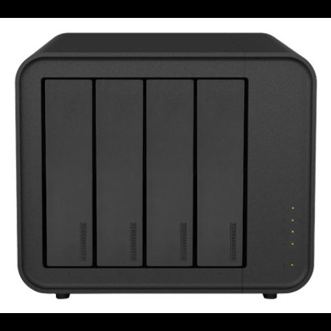 Terramaster D8 HYBRID disku masīvs datu uzglabāšanai Desktops Melns