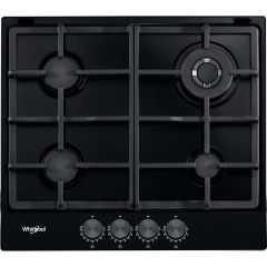 Whirlpool TGML 661 NB Melns Iebūvēts 58 cm Gāzes 4 zone(s)