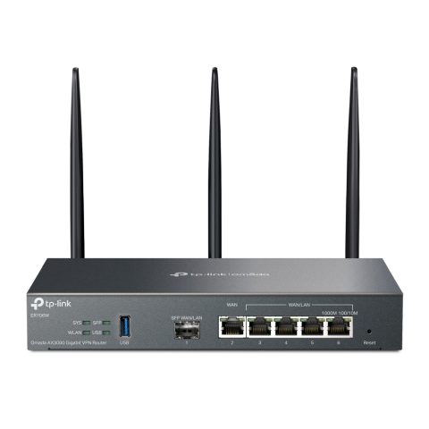 TP-Link Omada ER706W bezvadu rūteris Tīkls Gigabit Ethernet Divkāršā frekvenču j…