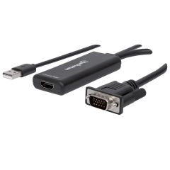 Manhattan VGA and USB-A to HDMI Converter
