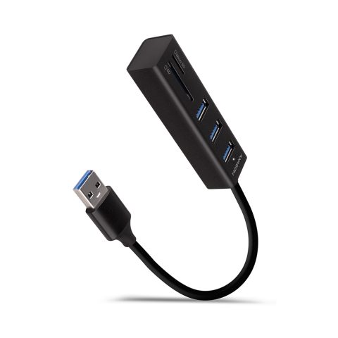 Axagon HMA-CR3A dokstacija Vadu USB 3.2 Gen 1 (3.1 Gen 1) Type-A Melns