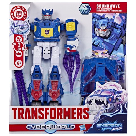 TRANSFORMERS KIBERPASAULE Energona spēka Saundveivs Jūras dzīļu pētnieks