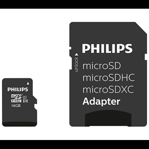 Philips FM16MP45B/00 zibatmiņa 16 GB MicroSDHC UHS-I Klases 10
