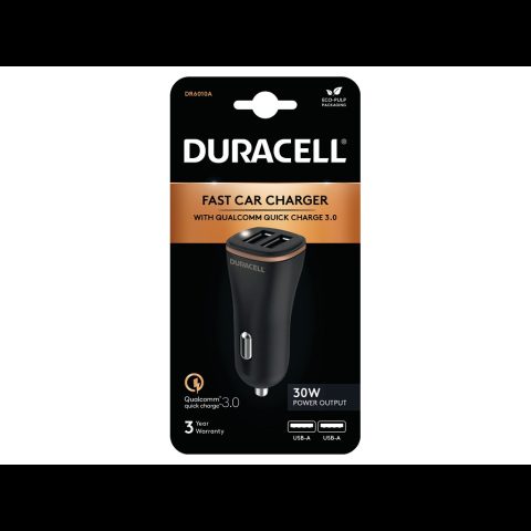 Duracell DR6010A PDA/mobīlo telefonu lādētājs Melns