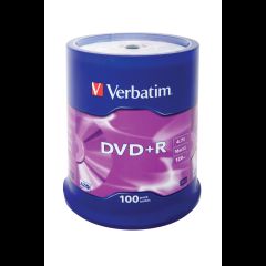 Mediarange Verbatim DVD+R Matt Silver 4.7 GB 100 pc(s)