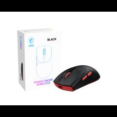 MSI Forge Gm340 Wireless Black mouse Gaming Ambidextrous RF Wireless + Bluet…