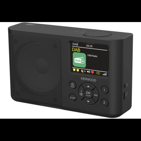 Kenwood CR-M33DAB Pārnesams Digitāls Melns