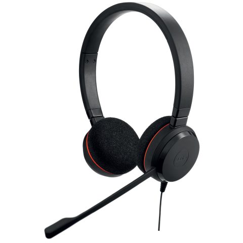 Jabra Evolve 20 Austiņas Vadu Birojs / zvanu centrs USB Type-C / USB Type-A Me…