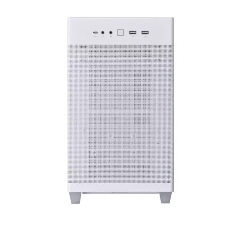 Asus PRIME AP201 CASE TG WHITE Mini Tower Balts