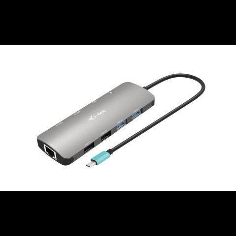 I-tec C31NANOHDM2DOCPD dokstacija Vadu USB 3.2 Gen 1 (3.1 Gen 1) Type-C Sudrab…