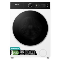 Hisense WD5I8043BWF veļas žāvētājs Brīvi novietots Ielādēšana no priekšas Balts