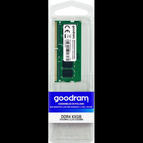 GoodRam GR3200S464L22/32G atmiņas modulis 32 GB 1 x 32 GB DDR4 288-pin DIMM