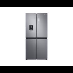 Samsung RF48A401EM9/EO side by side ledusskapis Brīvi novietots 488 L Pelēks