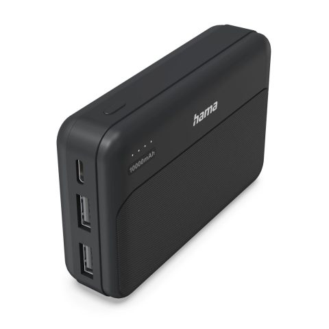 Hama Pocket 10 Litija polimērs (LiPo) 10000 mAh Melns