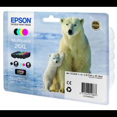 Epson Polar bear Multipack 4-colours 26XL Claria Premium Ink