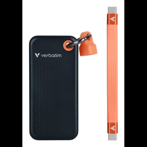 Verbatim Pocket SSD 256 GB USB Veids-C 3.2 Gen 2 (3.1 Gen 2) Melns