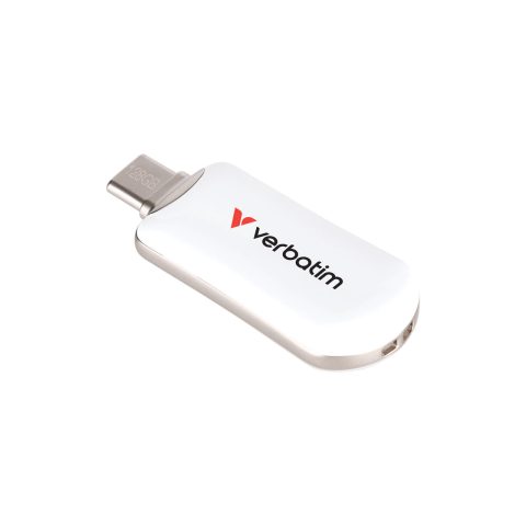 Verbatim 16105730 USB zibatmiņa 128 GB USB Veids-C 3.2 Gen 1 (3.1 Gen 1) Balts