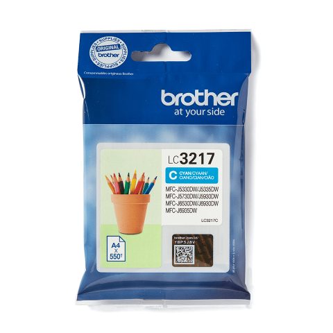 Brother LC3217C tintes kārtridžs 1 pcs Oriģināls Tirkīzzils